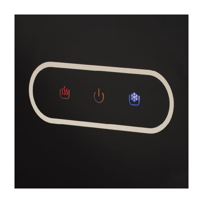 RHGFWDN-0 BLACK GLASS FRONT WATER DISPENSER