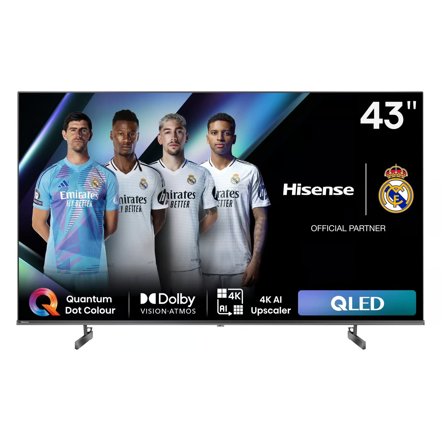 Hisense 43E7N 43" 4K UHD QLED Smart TV