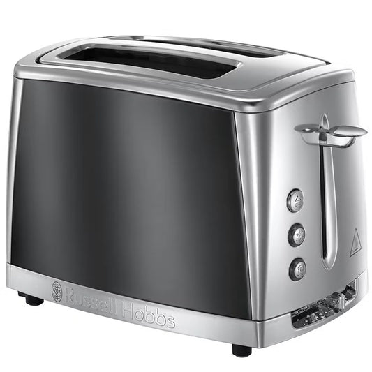 RUSSELL HOBBS 2 SLICE TOASTER LUNA MOONLIGHT GREY