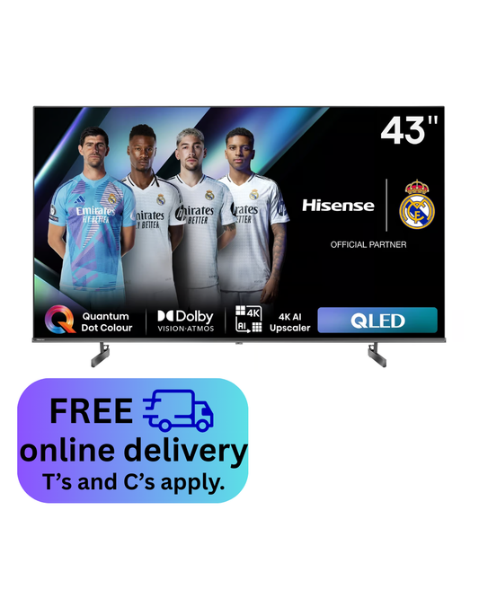 Hisense 43E7N        43" 4K UHD QLED Smart TV