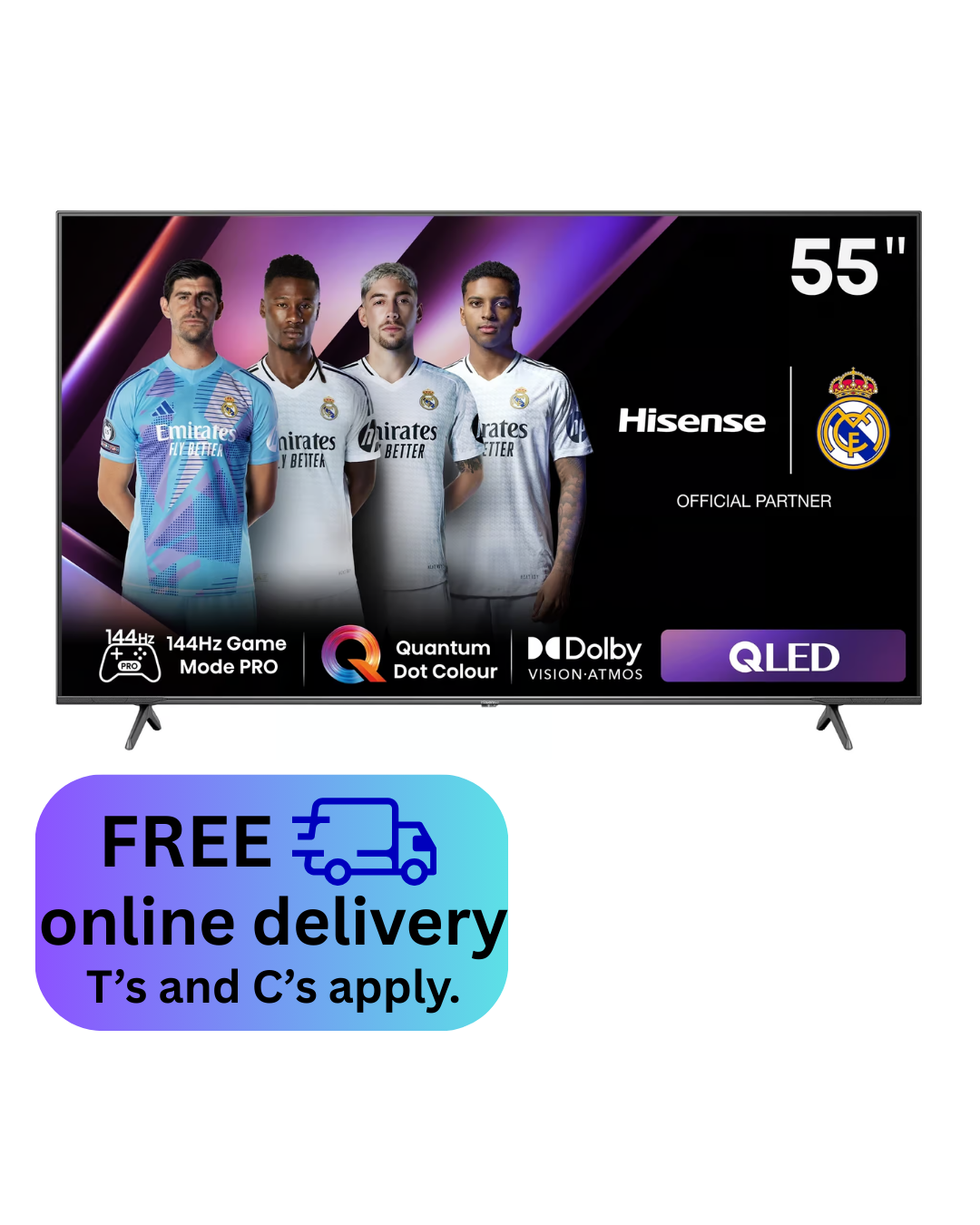 Hisense 55Q7N	55" 4K UHD QLED Smart TV