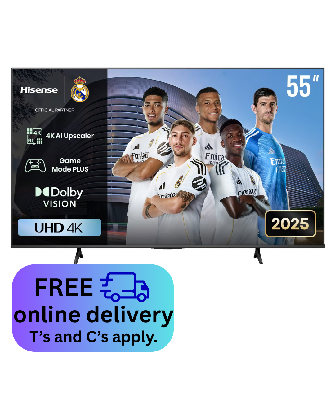 Hisense 55A6Q        55" 4K UHD Smart TV