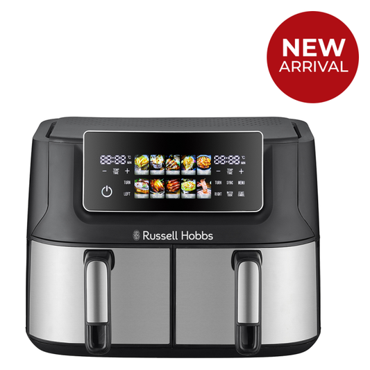 RHAF09DSS RUSSELL HOBBS 9L DUAL AIR FRYER SS