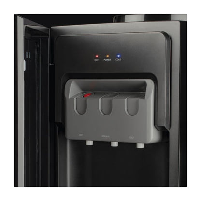 RHGFWDN-0 BLACK GLASS FRONT WATER DISPENSER