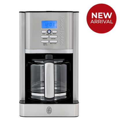 Russell Hobbs Nexus Digital Coffee Maker Silver Luxury Signature design